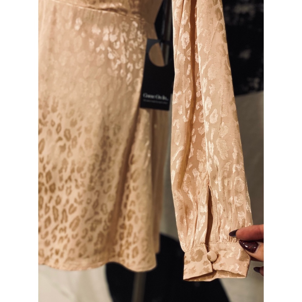 Privacy Please MED “Ella” Blush Cheetah Mini Dress - Picture 5 of 5